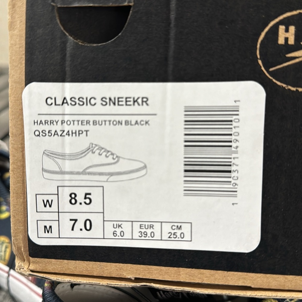 Harry Potter Van style unisex sneakers - Picture 7 of 9